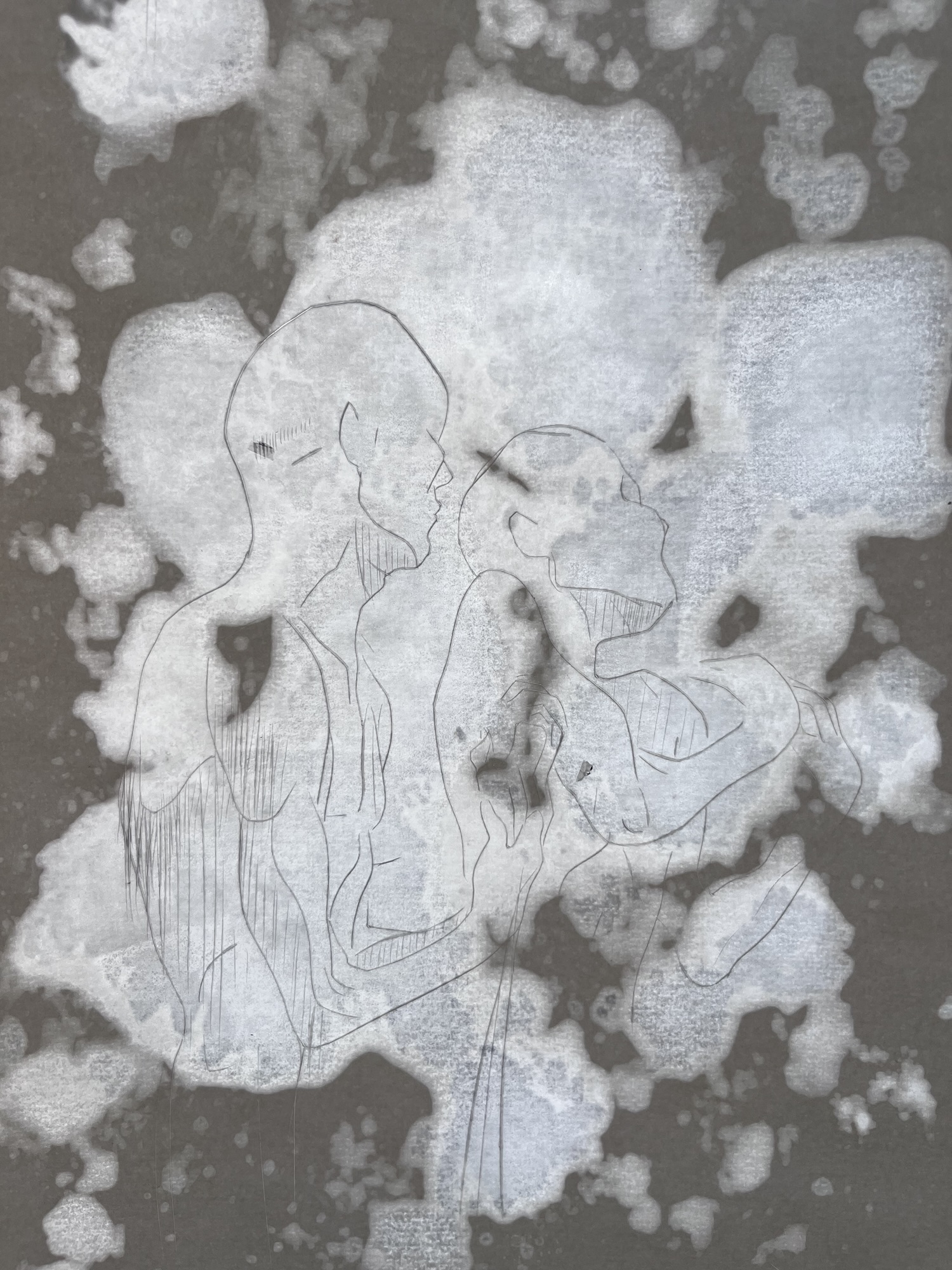 Cire sur papier - 21 x 29,7 cm -2025